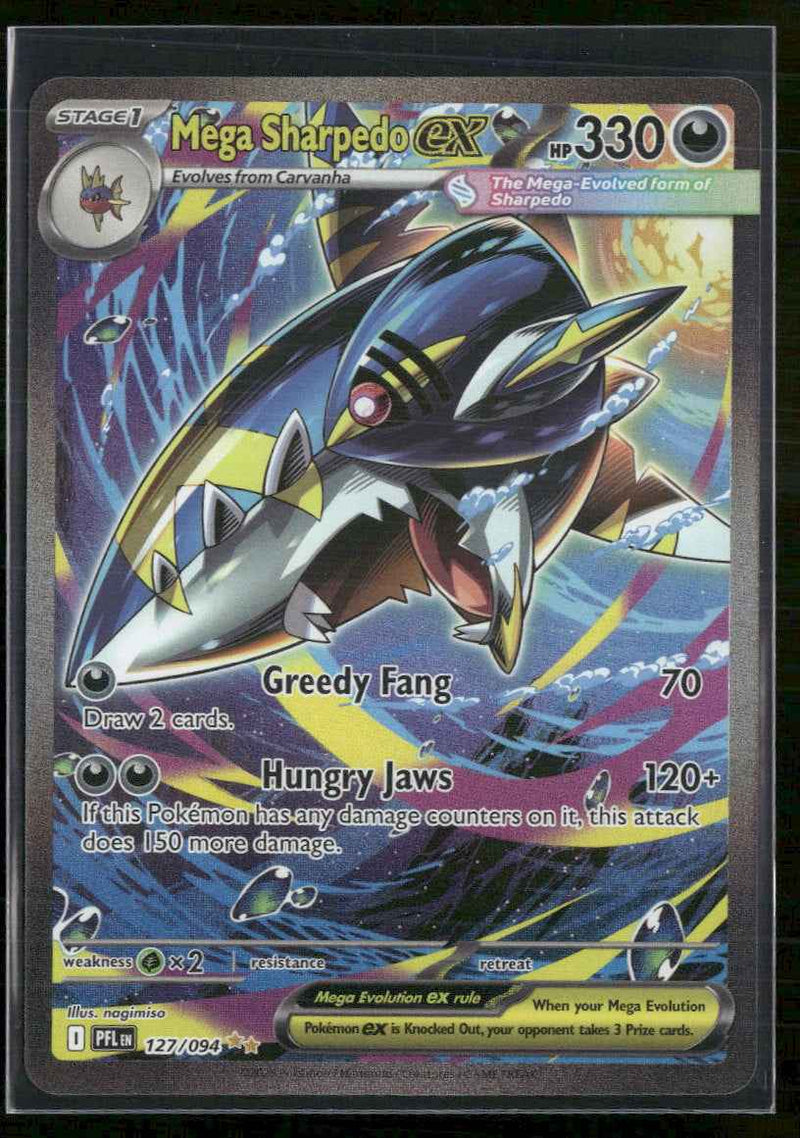 ME02: Phantasmal Flames Mega Sharpedo ex #127/094
