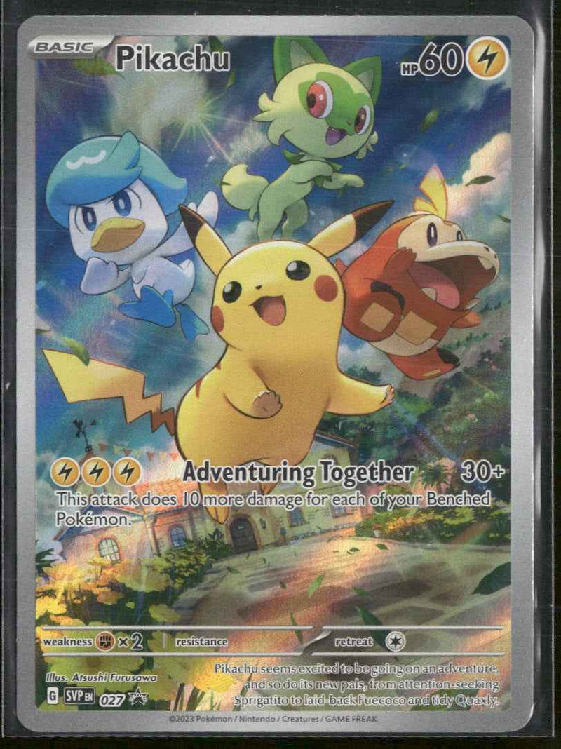 SV: Scarlet & Violet Promo Cards Pikachu #027