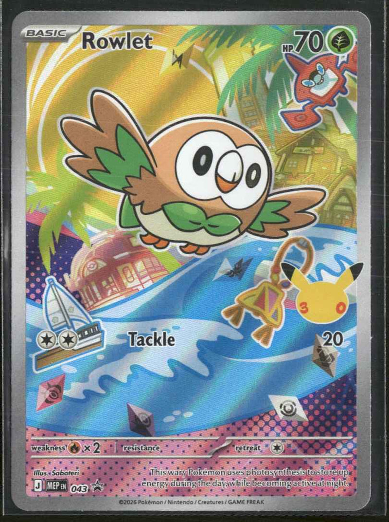 ME: Mega Evolution Promo Rowlet #043