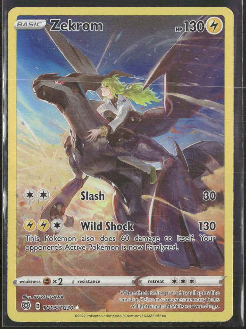 SWSH09: Brilliant Stars Trainer Gallery Zekrom #TG05/TG30