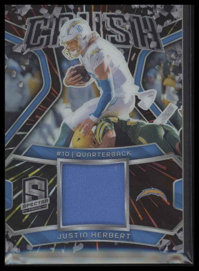 2024 Panini Spectra Crush Hyper Justin Herbert #/75 #CRU-JHT
