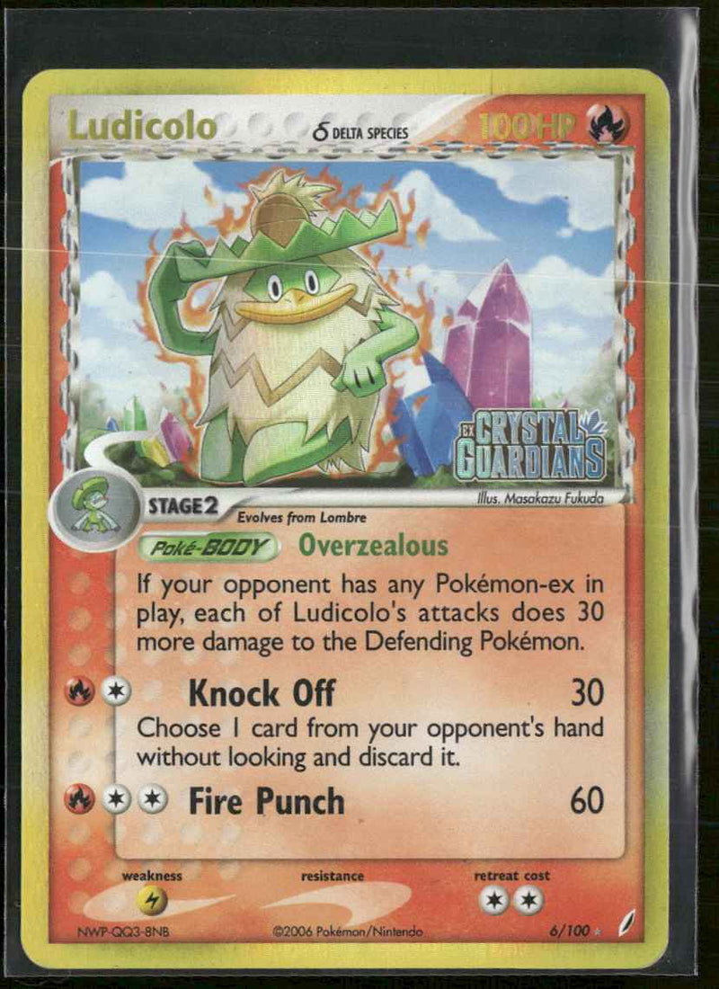 Crystal Guardians Ludicolo (Delta Species) #6/100