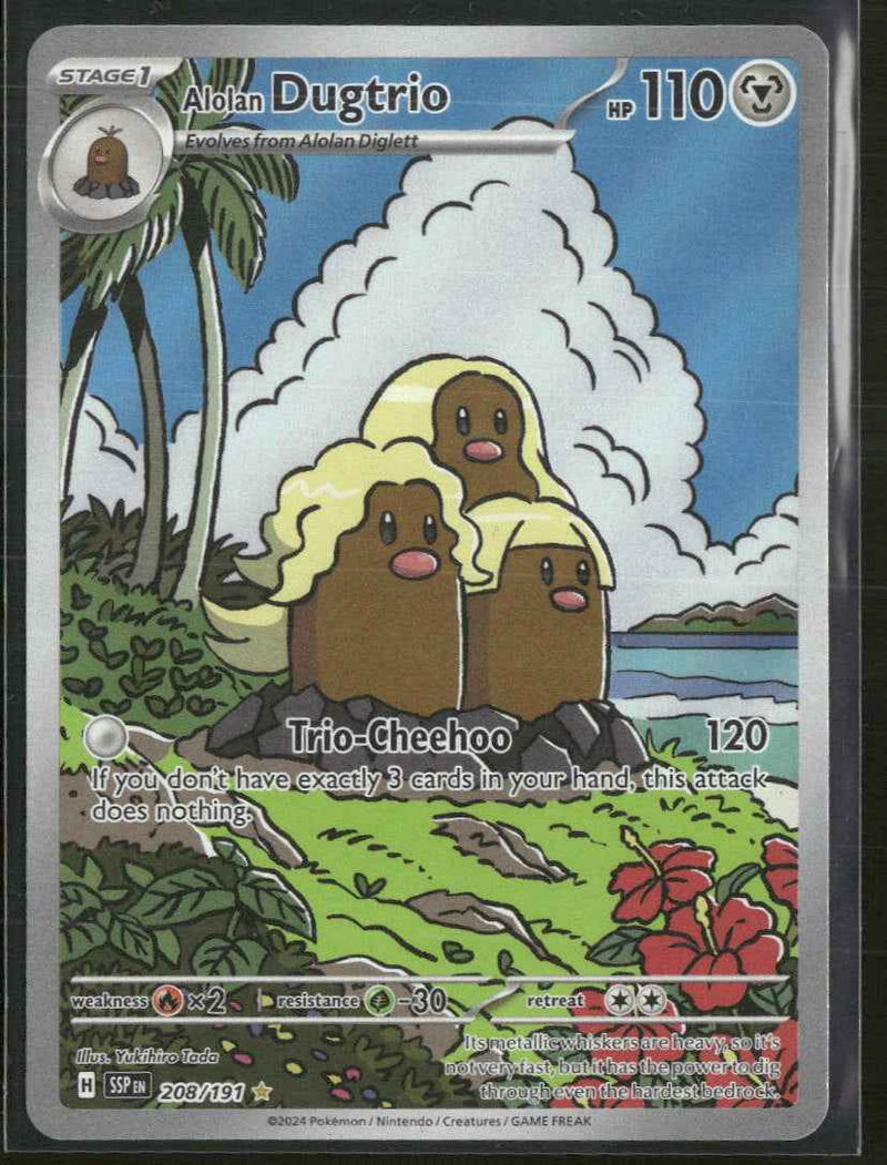 SV08: Surging Sparks Alolan Dugtrio #208/191
