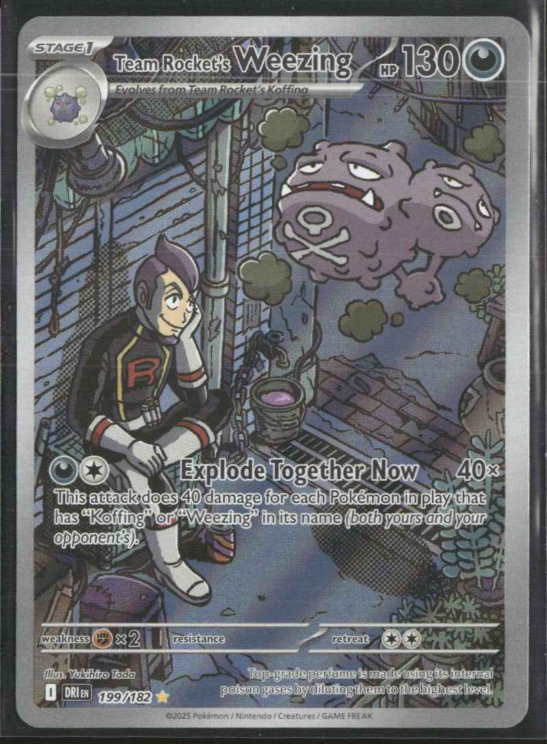 SV10: Destined Rivals Team Rocket's Weezing #199/182