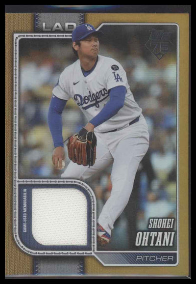 2026 Topps Gold Foil Real One Relic Shohei Ohtani #/50 #500