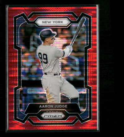 2024 Panini Prizm Red Pulsar Prizms Aaron Judge #/399 #29