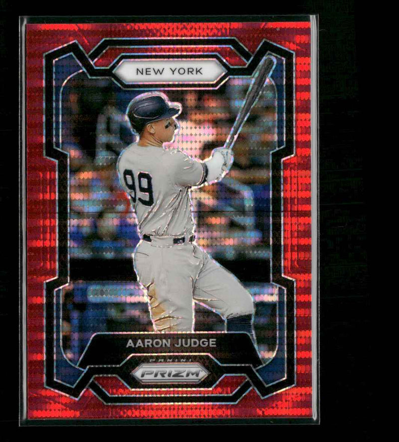 2024 Panini Prizm Red Pulsar Prizms Aaron Judge #/399 #29