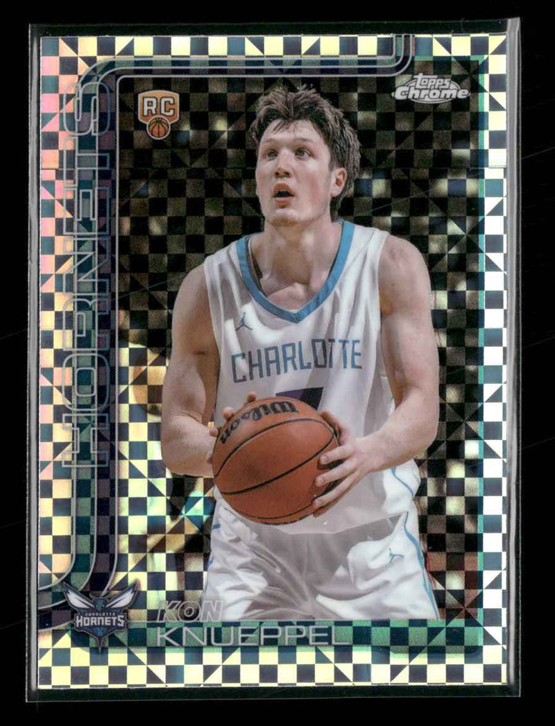 2025-26 Topps Chrome X-Fractor Kon Knueppel Rookie #254
