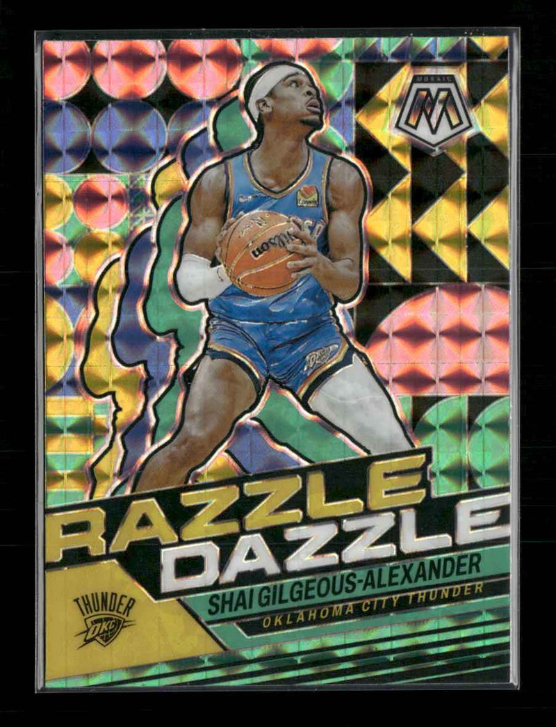2023-24 Panini Mosaic Razzle Dazzle Shai Gilgeous-Alexander #5