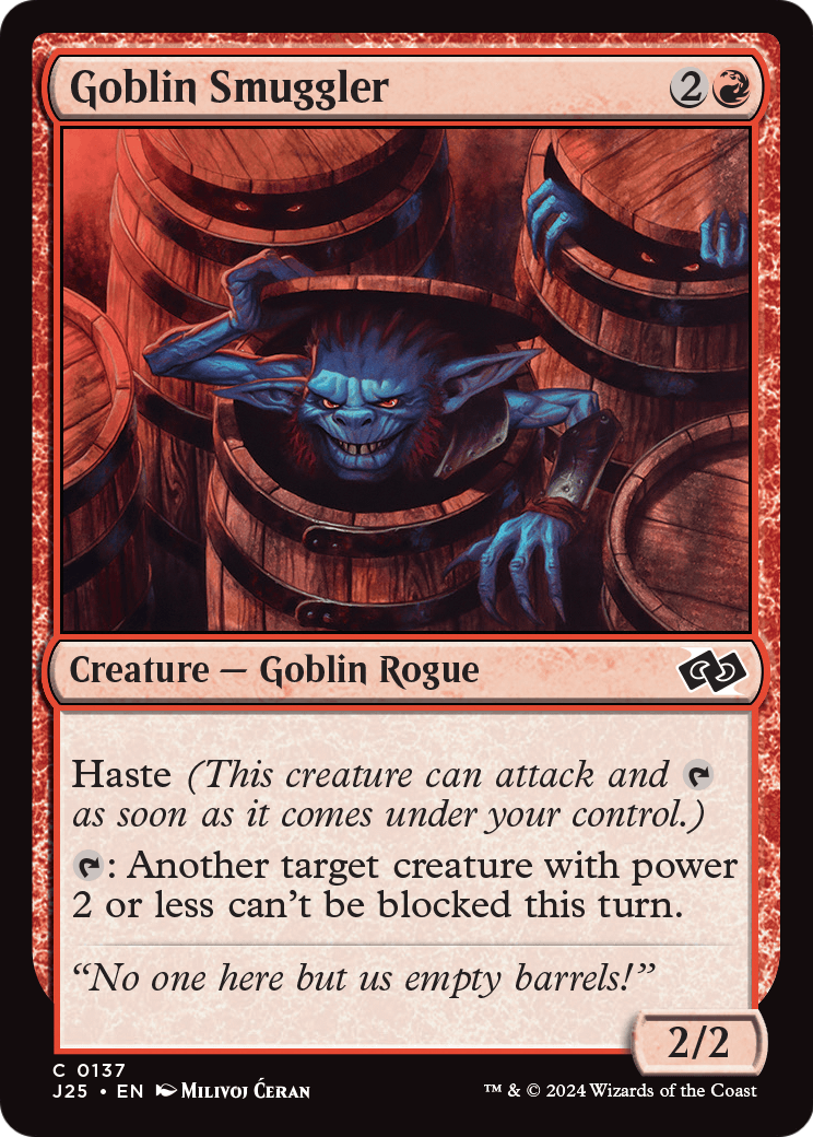 Goblin Smuggler (J25-137) - Foundations Jumpstart