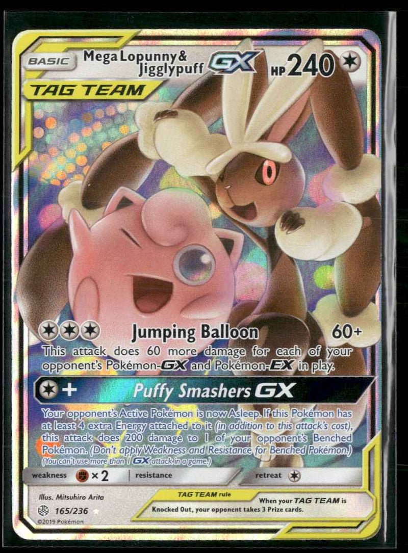 SM - Cosmic Eclipse Mega Lopunny & Jigglypuff GX #165/236