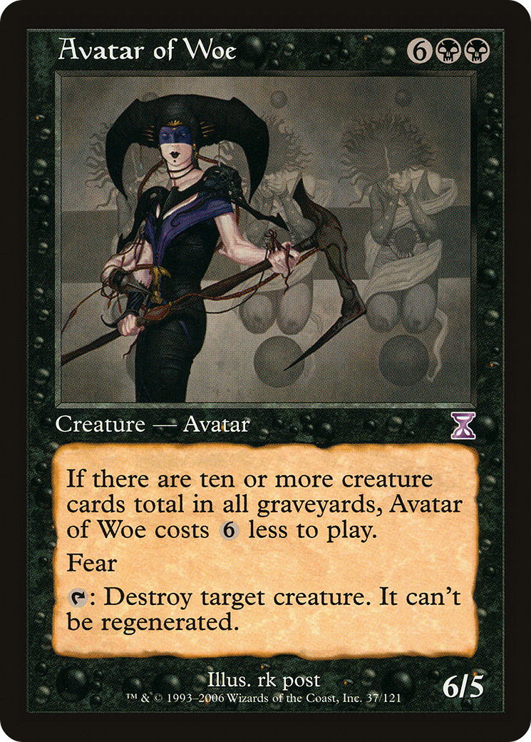 Avatar of Woe (TSB-037) - Time Spiral Timeshifted Foil