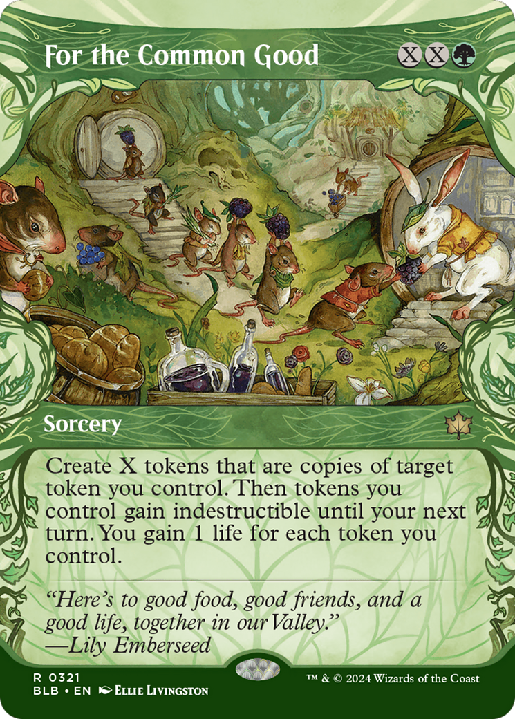 For the Common Good (BLB-321) - Bloomburrow: (Showcase) (Borderless)