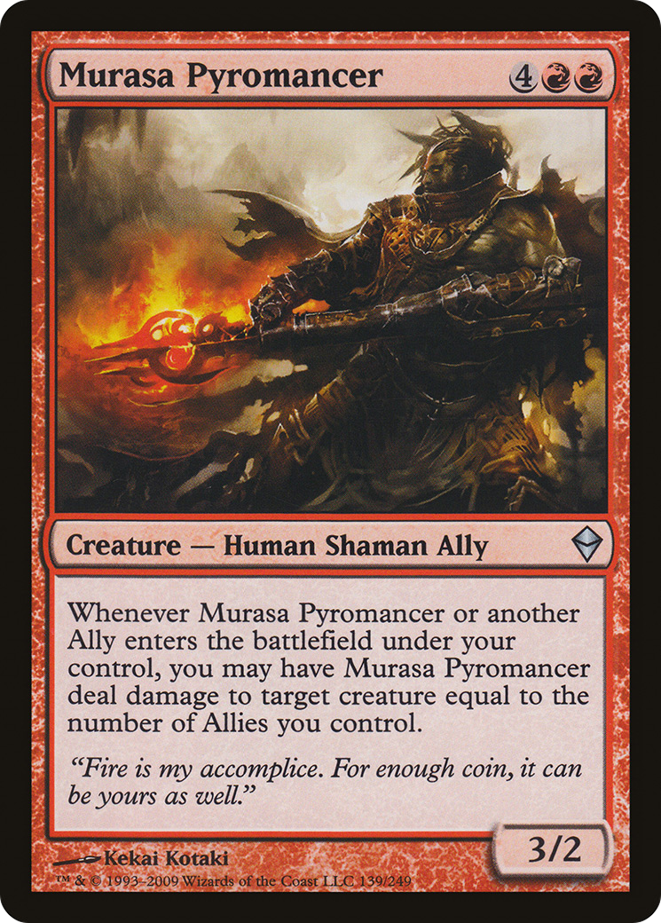 Murasa Pyromancer (ZEN-139) - Zendikar