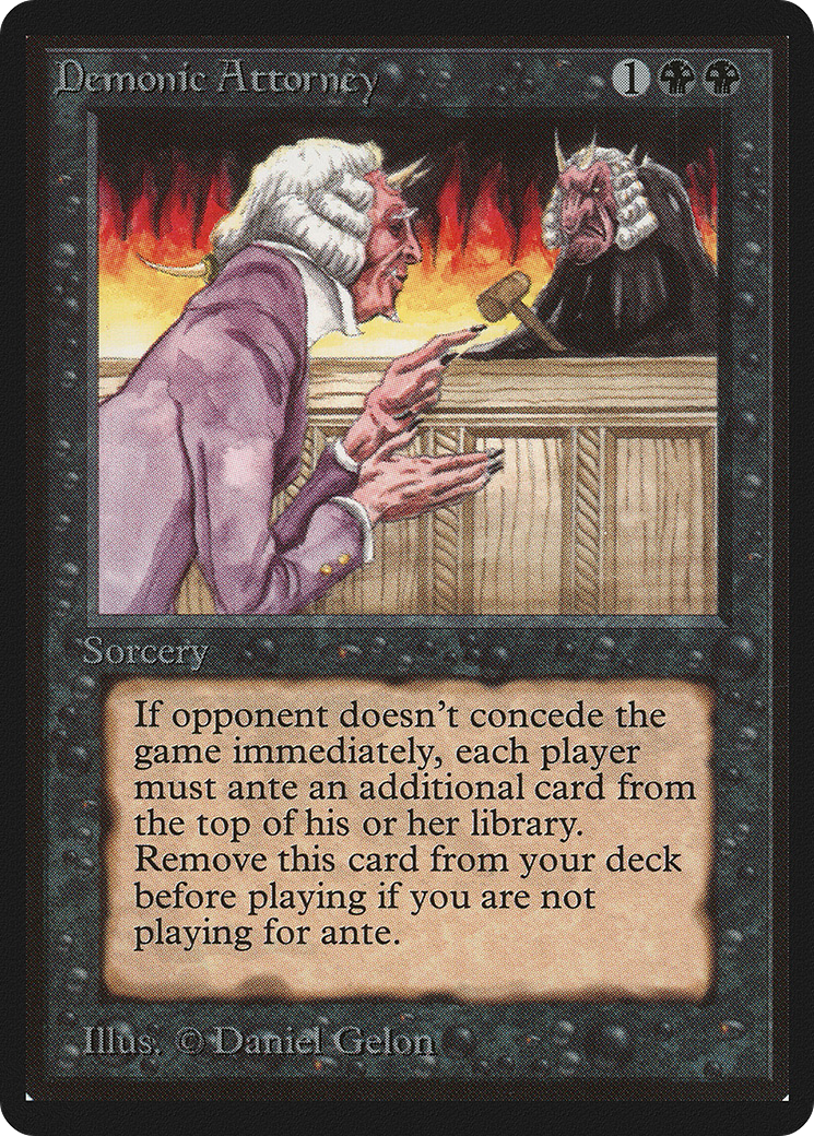 Demonic Attorney (LEB-) - Limited Edition Beta