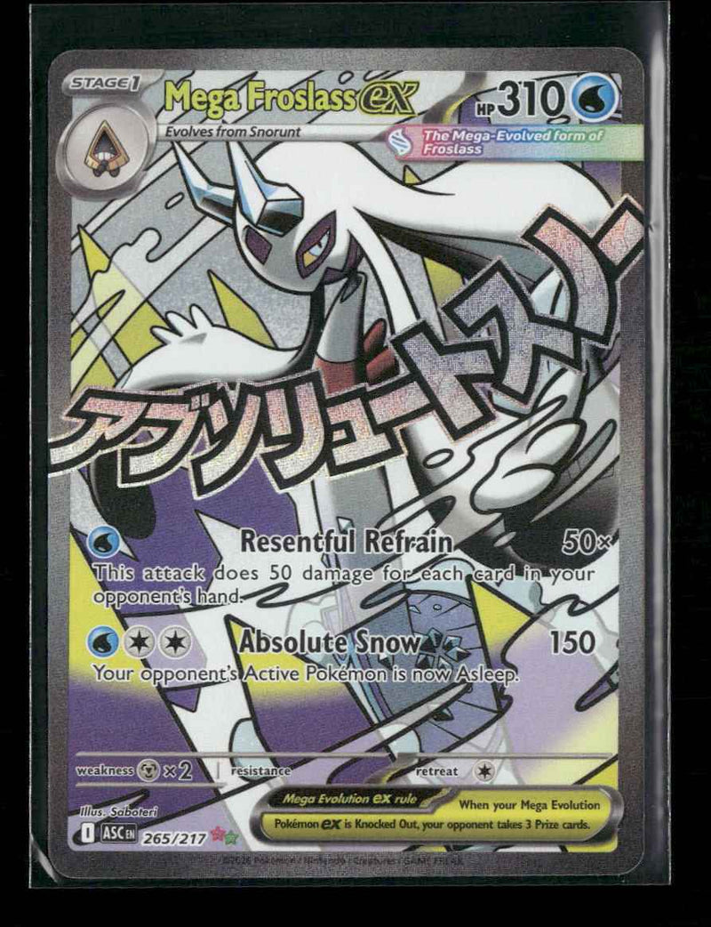 ME: Ascended Heroes Mega Froslass ex #265/217
