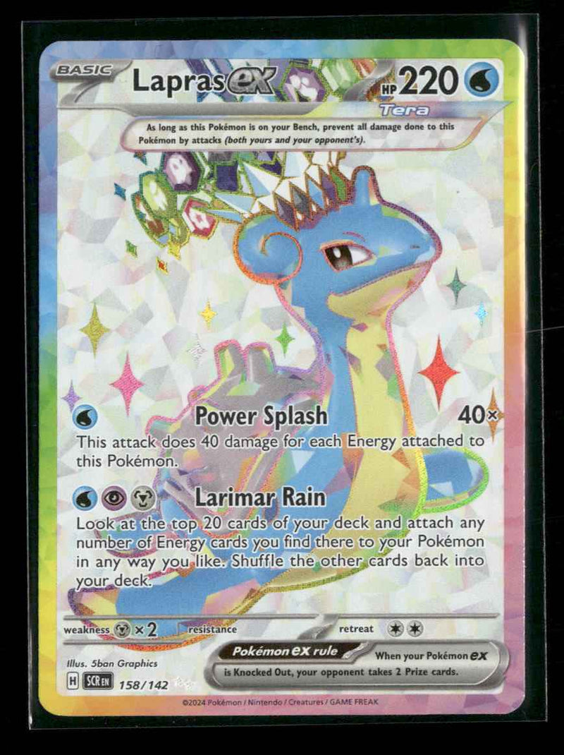 SV07: Stellar Crown Lapras ex #158/142