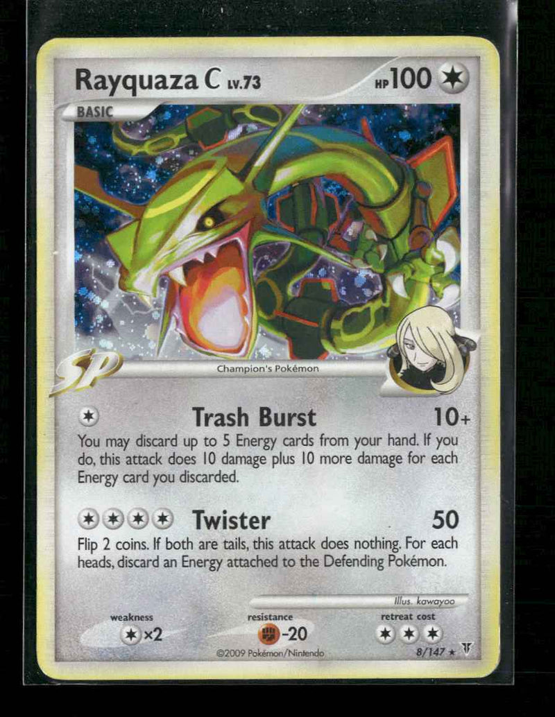 Supreme Victors Rayquaza C #8 *Damaged*
