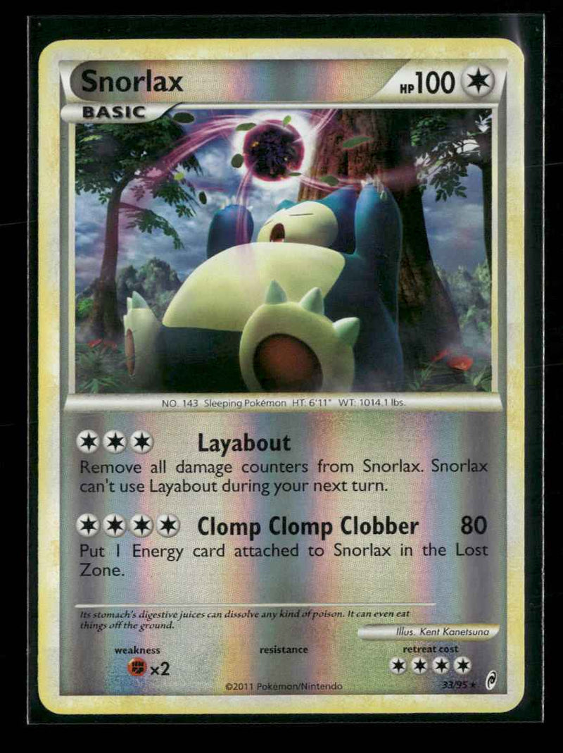 Call of Legends Snorlax Reverse Holo #33/95