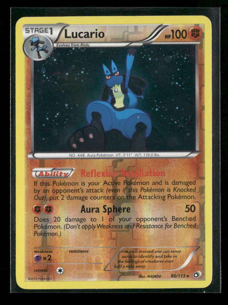 Legendary Treasures Lucario Reverse Holo #80/113