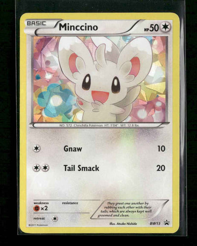Black and White Promos Minccino (Cracked Ice Holo) #BW13