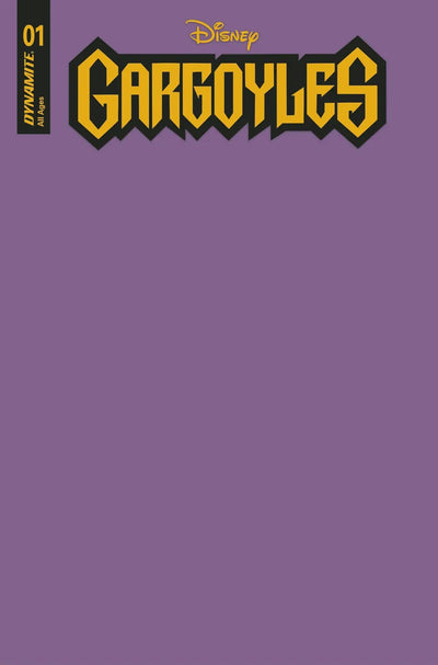 Gargoyles #1 G Gargoyles Purple Blank Authentix (12/07/2022) Dynamite