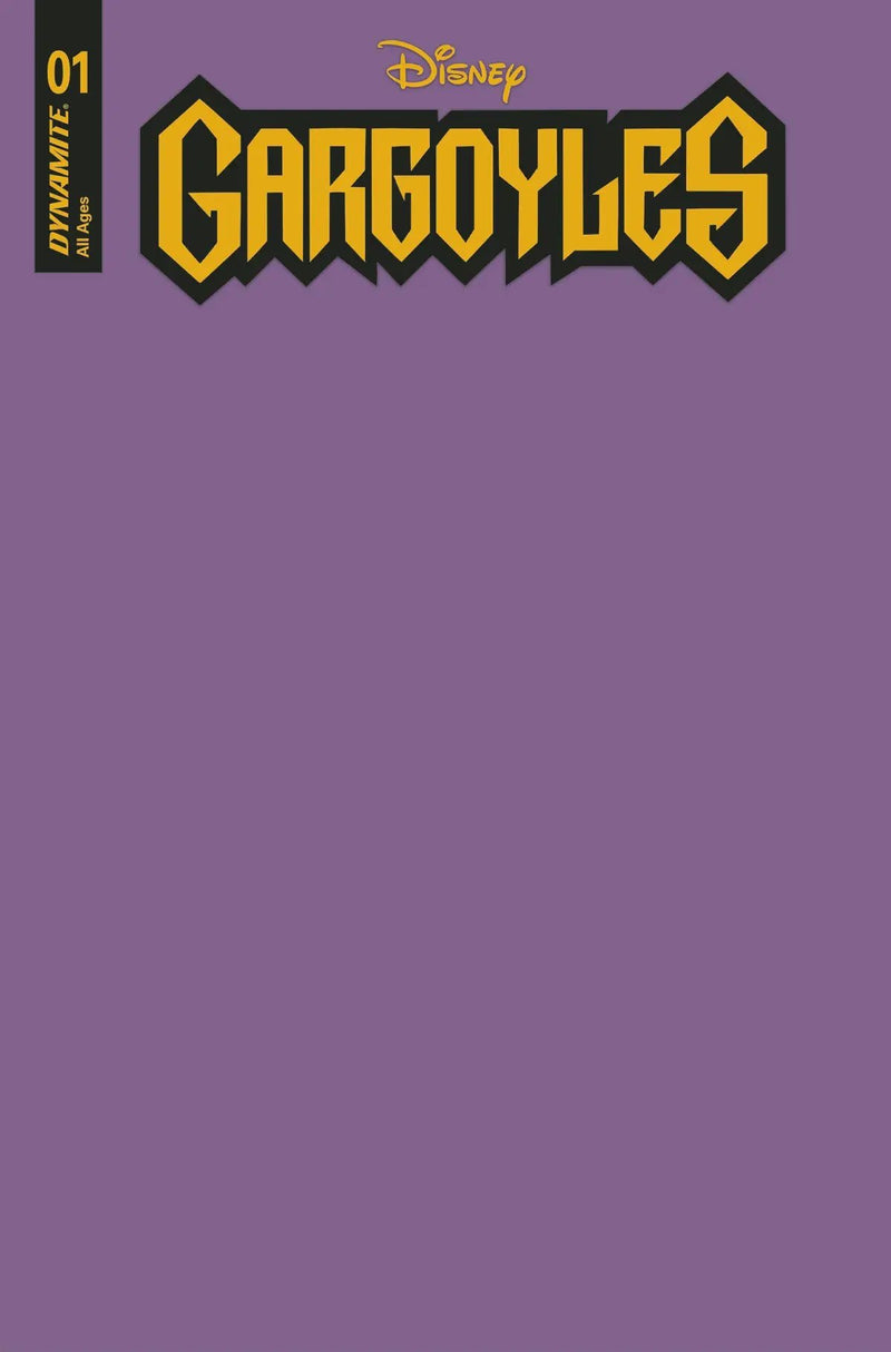 Gargoyles #1 G Gargoyles Purple Blank Authentix (12/07/2022) Dynamite
