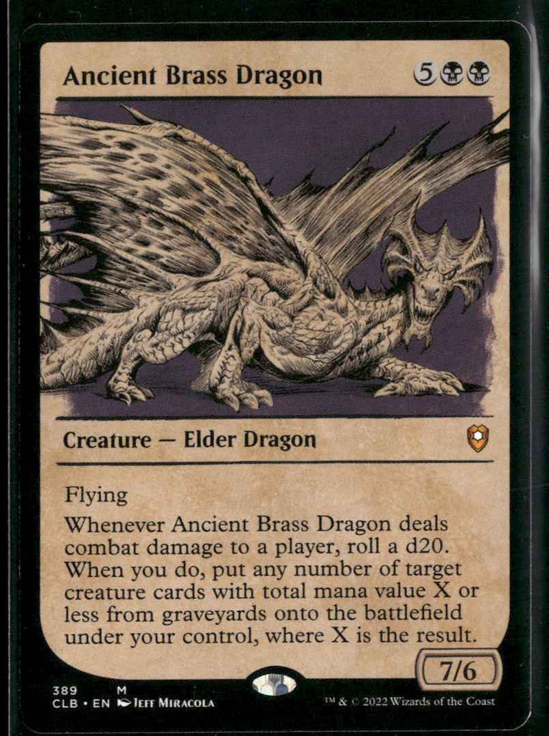 Commander Legends: Battle for Baldur's Gate Ancient Brass Dragon (Showcase) #389