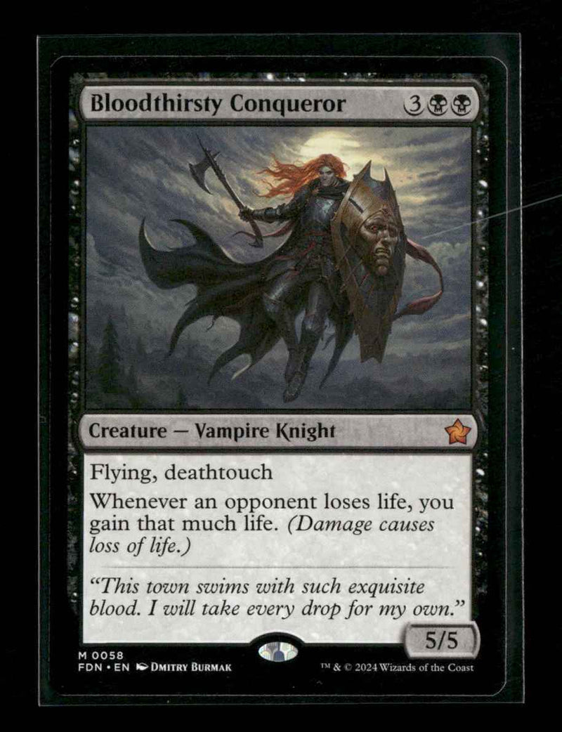 Foundations Bloodthirsty Conqueror #58