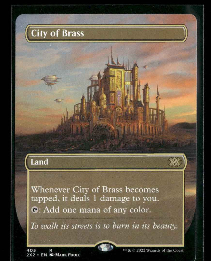 Double Masters 2022 City of Brass (Borderless) #403