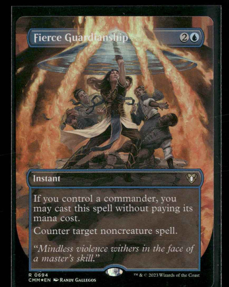 Commander Masters Fierce Guardianship (Borderless) Foil #694