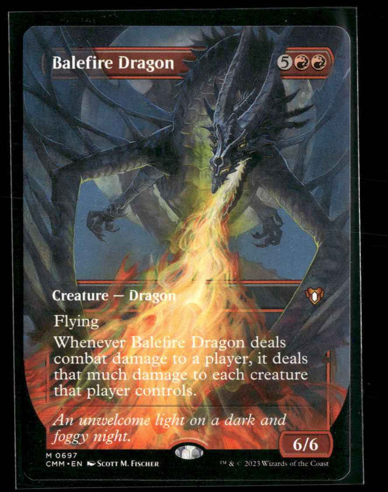 Commander Masters Balefire Dragon (Borderless) #697