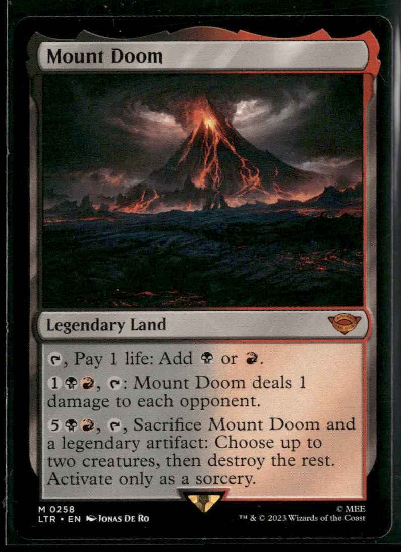 Universes Beyond: The Lord of the Rings: Tales of Middle-earth Mount Doom #258