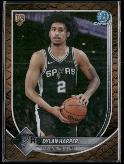2025-26 Bowman Chrome Reptilian Refractors Dylan Harper #BCV-2