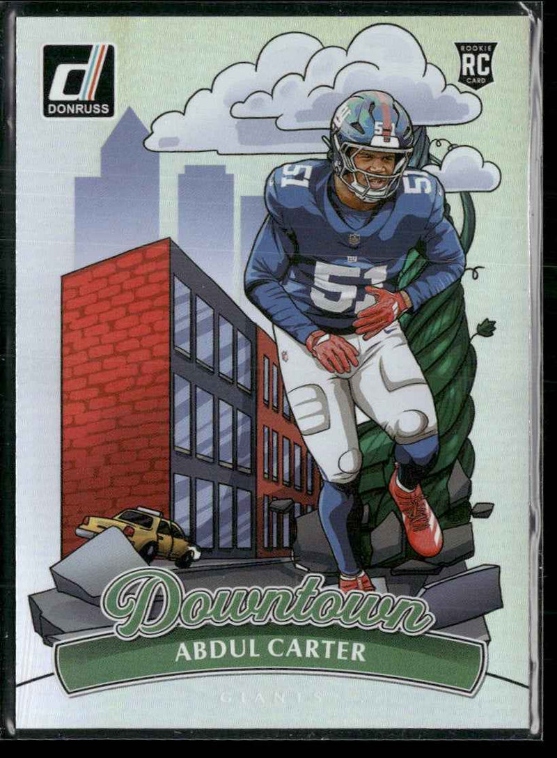 2025 Donruss Downtown! Abdul Carter #20 (Damaged)