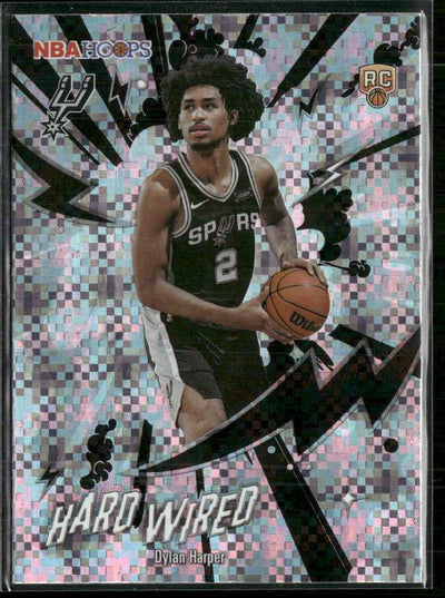 2026 Topps NBA Hoops Hard Wired Light Burst Dylan Harper #HW-22
