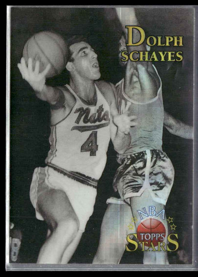 1996-97 Topps Stars Finest Atomic Refractors Dolph Schayes #141