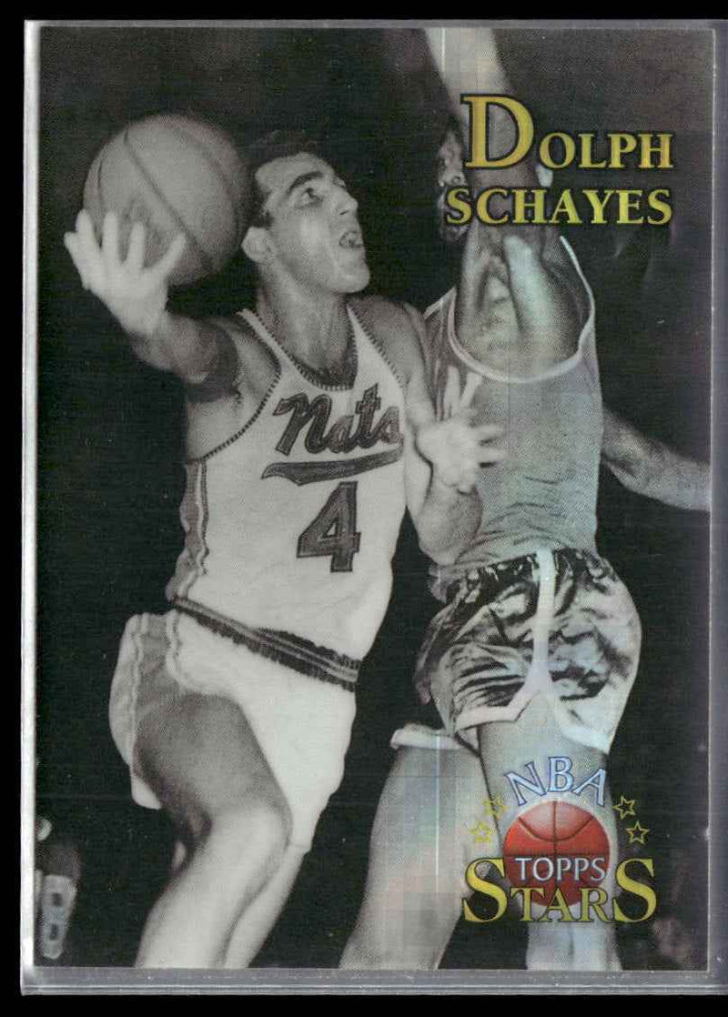 1996-97 Topps Stars Finest Atomic Refractors Dolph Schayes #141