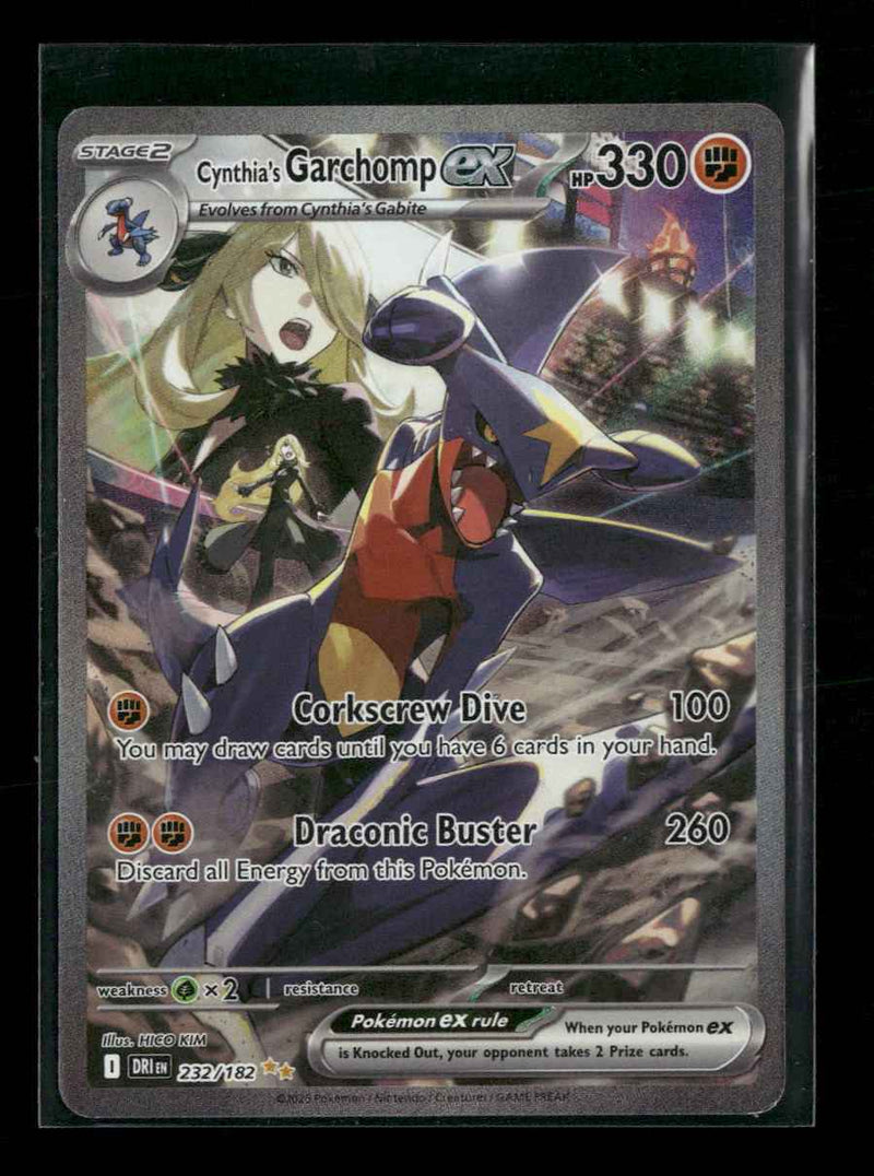 SV10: Destined Rivals Cynthia's Garchomp ex #232/182
