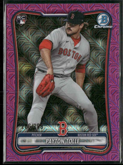 2026 Bowman Chrome Mojo Fuchsia Refractors Payton Tolle Rookie #/299 #26