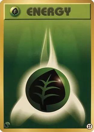 Basic Grass Energy - 27 (27) - Intro Pack Neo Chikorita