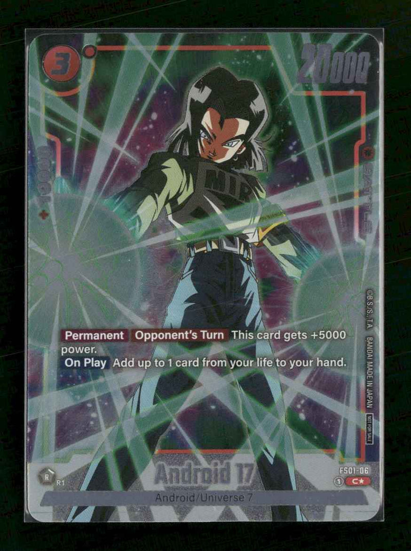 Tournament Promos Android 17 (Tournament Pack Winner) #FS01-06
