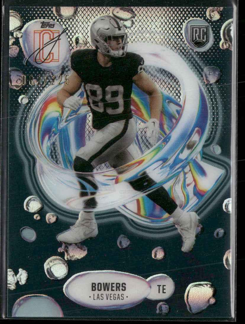 2024 Topps Signature Class Fluidity Teal Brock Bowers #/225 #F-6