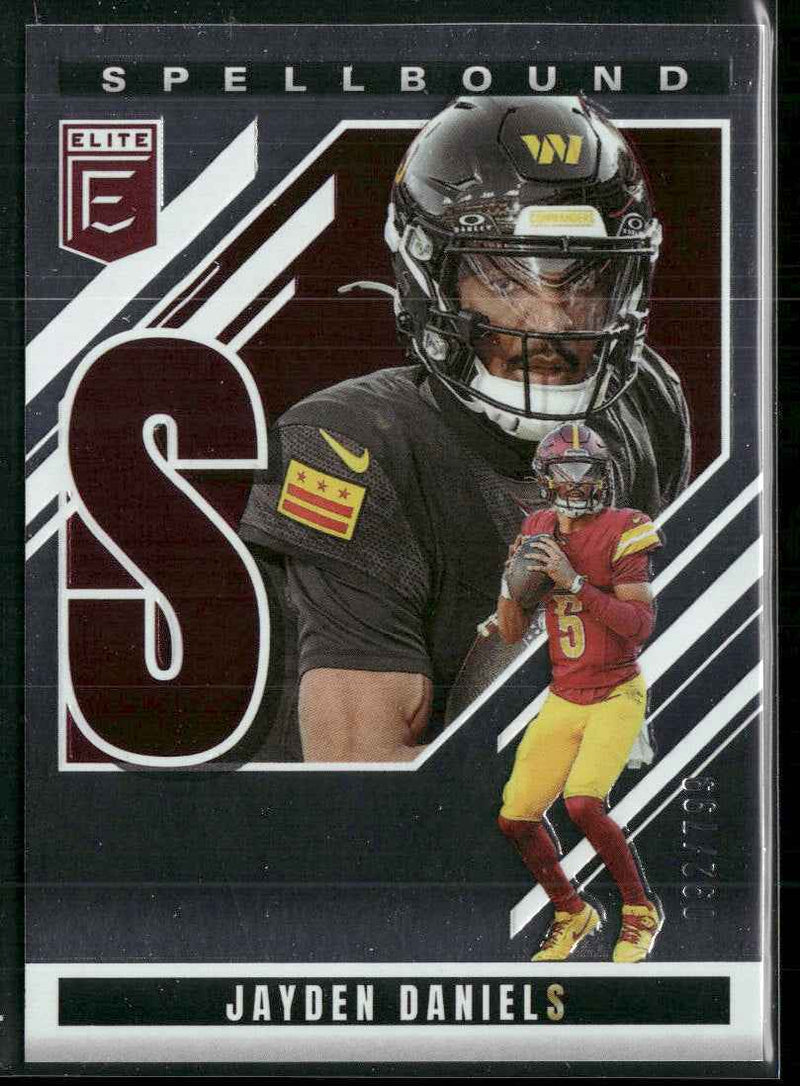 2025 Donruss Elite Spellbound Jayden Daniels #/799 #14