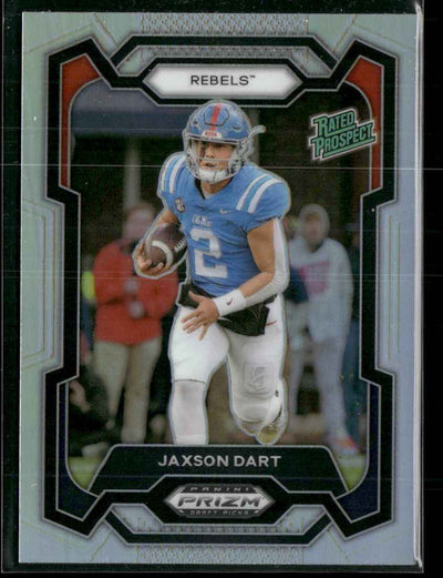2024 Panini Prizm Draft Picks Silver Prizm Jaxson Dart #147