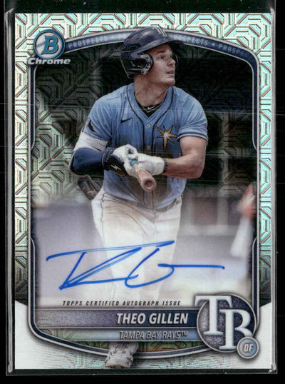 2025 Bowman Chrome Prospect Autographs Theo Gillen Auto #BMA-TG