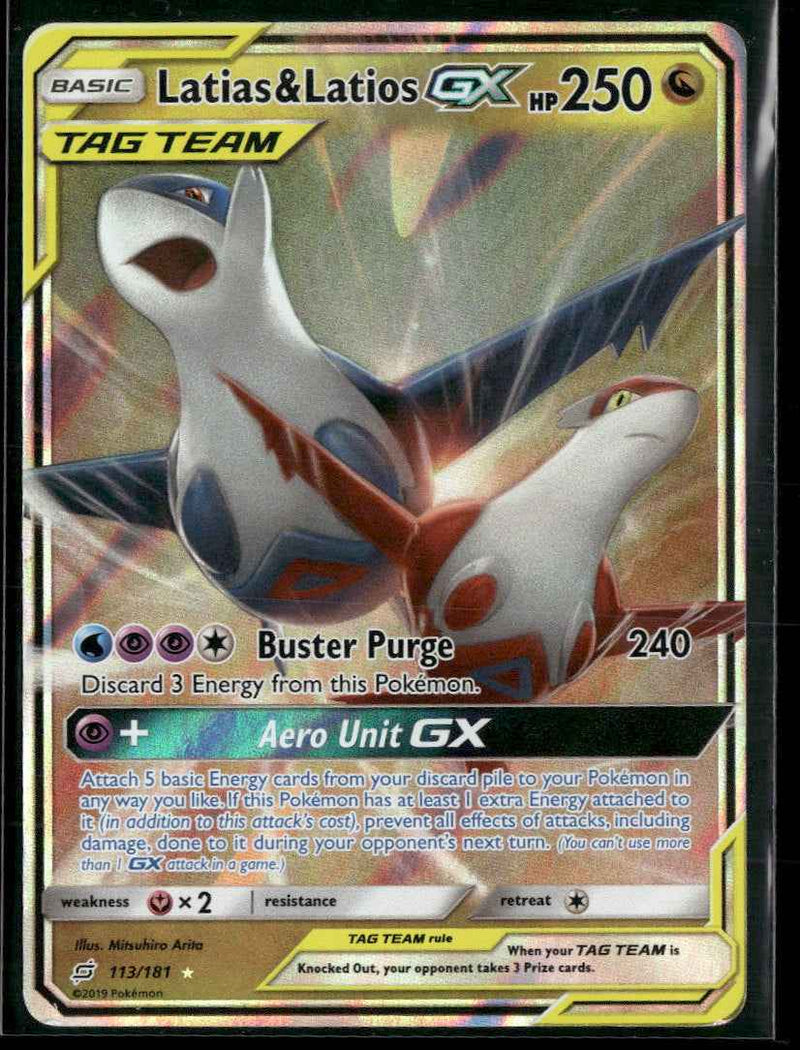 SM - Team Up Latias & Latios GX #113/181