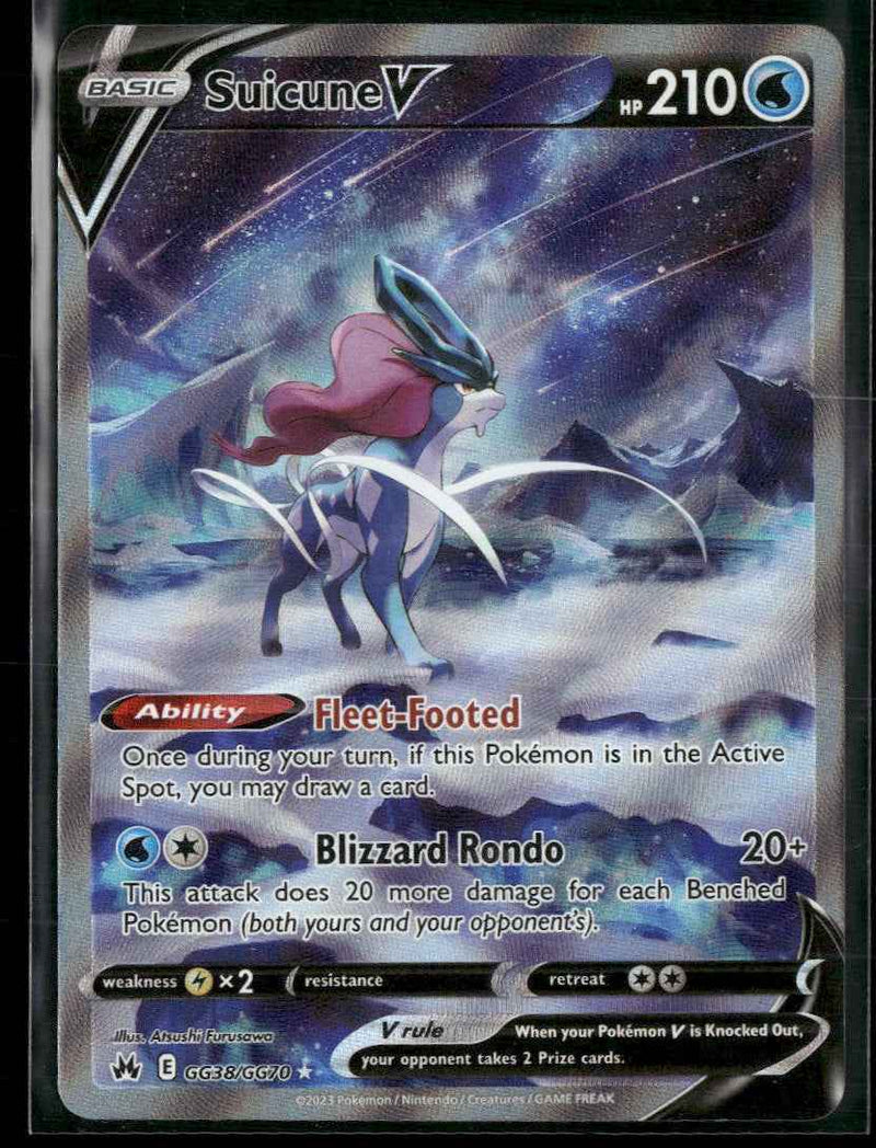 SWSH: Crown Zenith: Galarian Gallery Suicune V #GG38/GG70