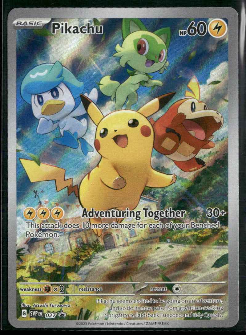 SV: Scarlet & Violet Promo Cards Pikachu #027