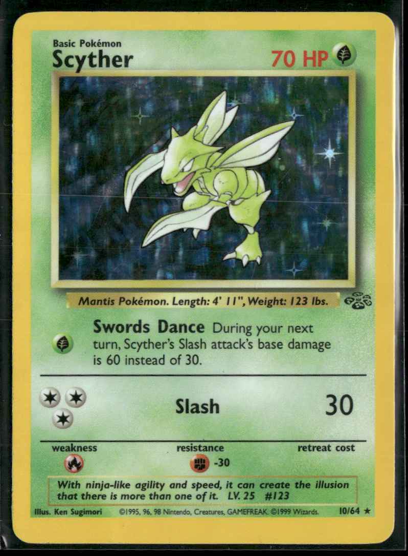 Jungle Scyther (10) #10/64 Damaged